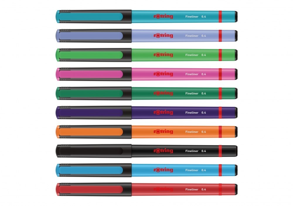 ROTRING 10 COLORS 0.4 ROT 2166220
